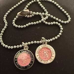 St Christopher Surf Necklace by Get Back Necklace